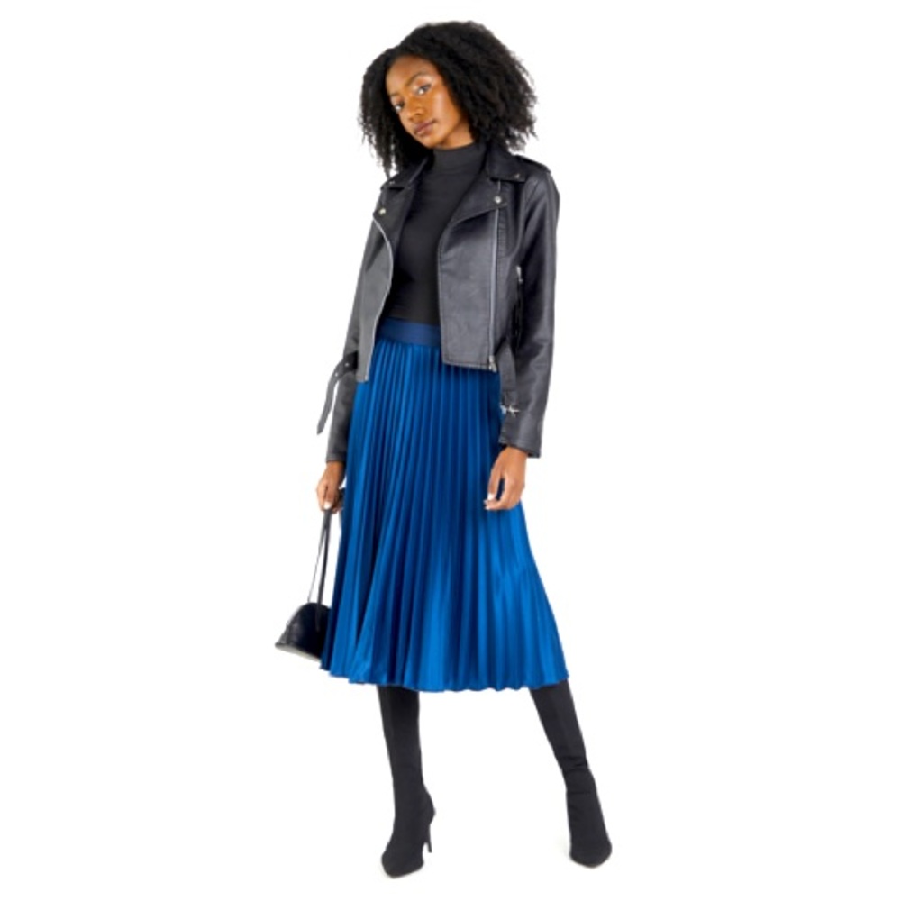 Simons Twik Velvet Pleated Skirt